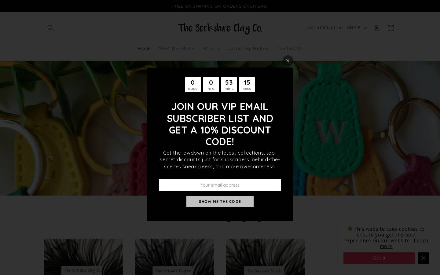 theberkshireclayco.com homepage screenshot