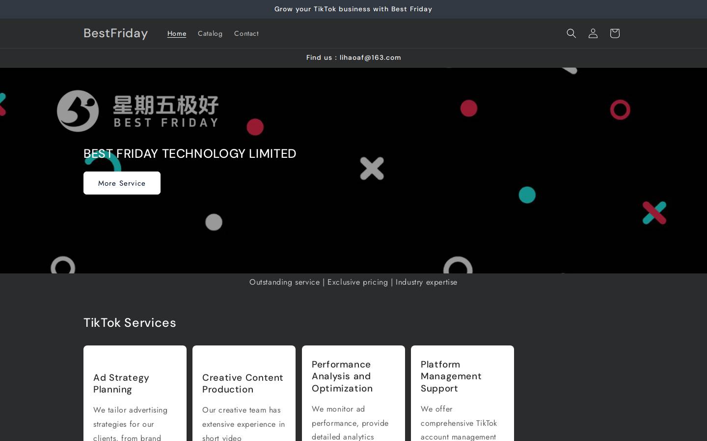 thebestfriday.com homepage screenshot