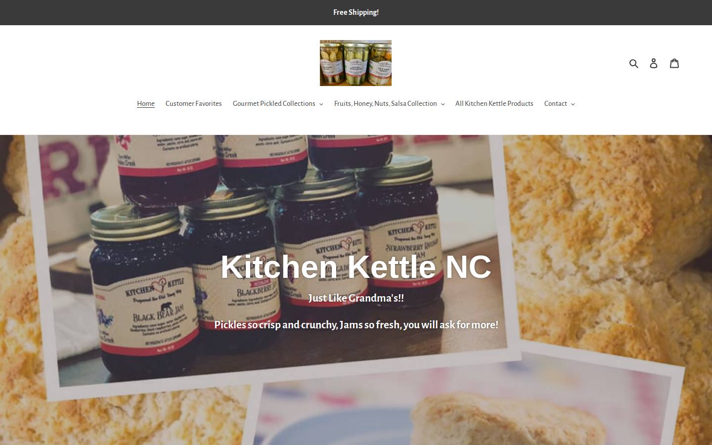 thebestgourmetpickles.com homepage screenshot