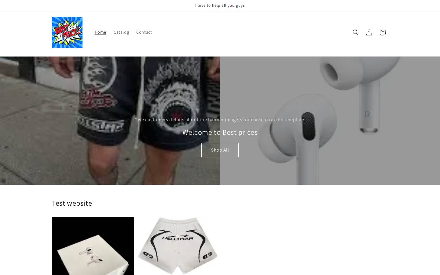 thebestprices.shop homepage screenshot
