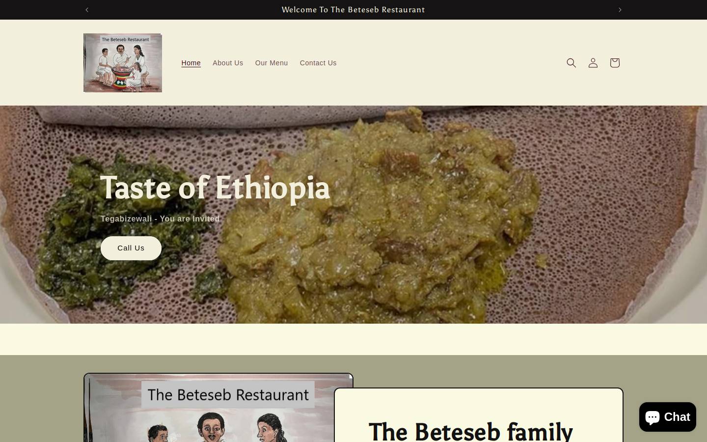 thebeteseb.com homepage screenshot