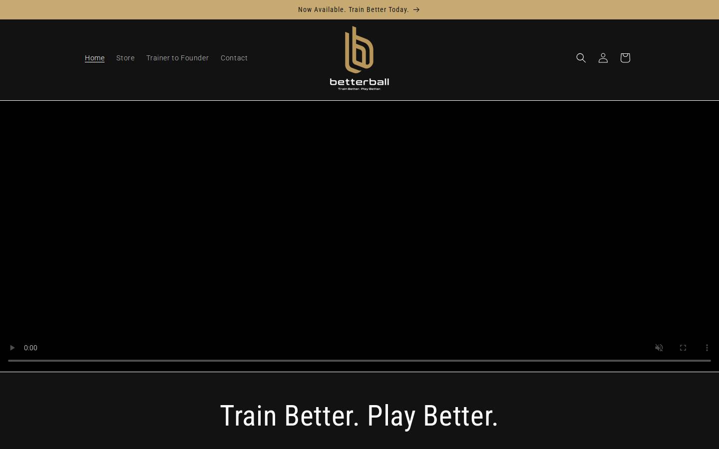 thebetterball.com homepage screenshot
