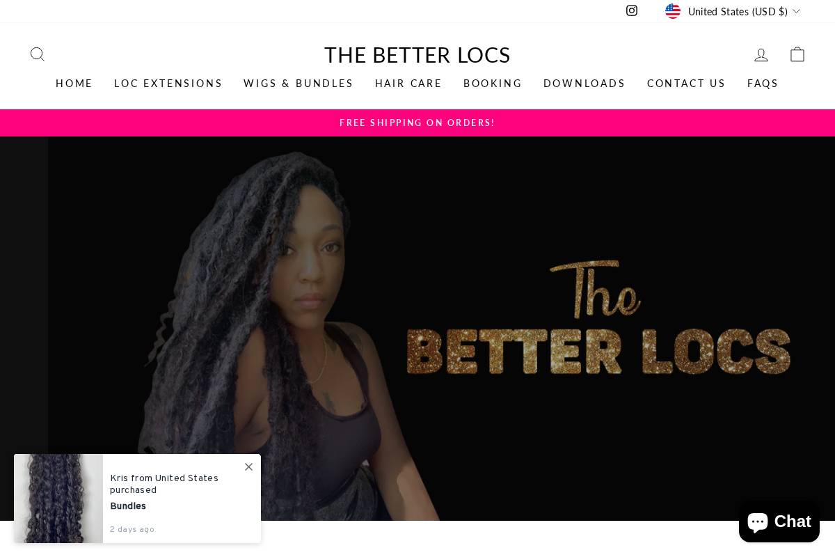 thebetterlocs.com homepage screenshot