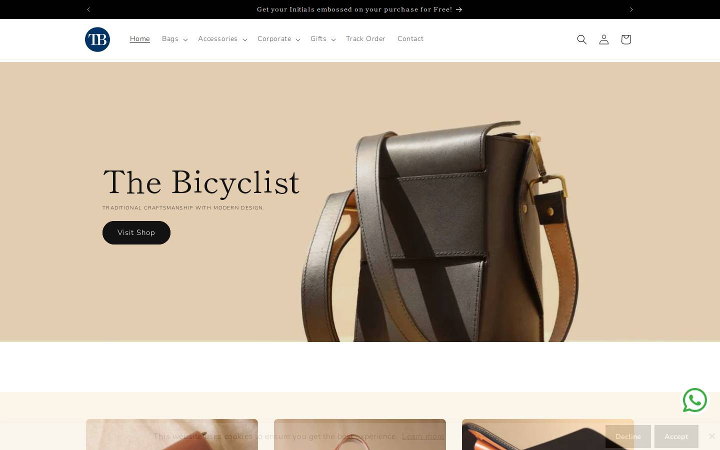 thebicyclist.in homepage screenshot