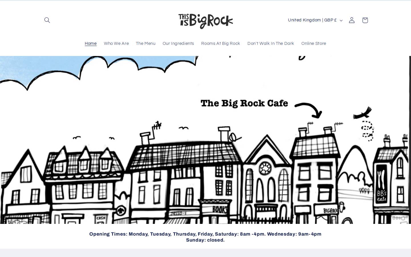 thebigrock.co.uk homepage screenshot