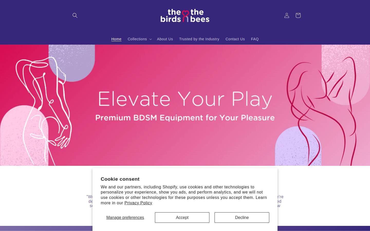 thebirdsnthebees.com homepage screenshot