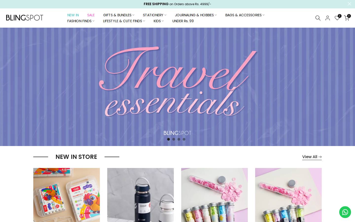 theblingspotstudio.com homepage screenshot