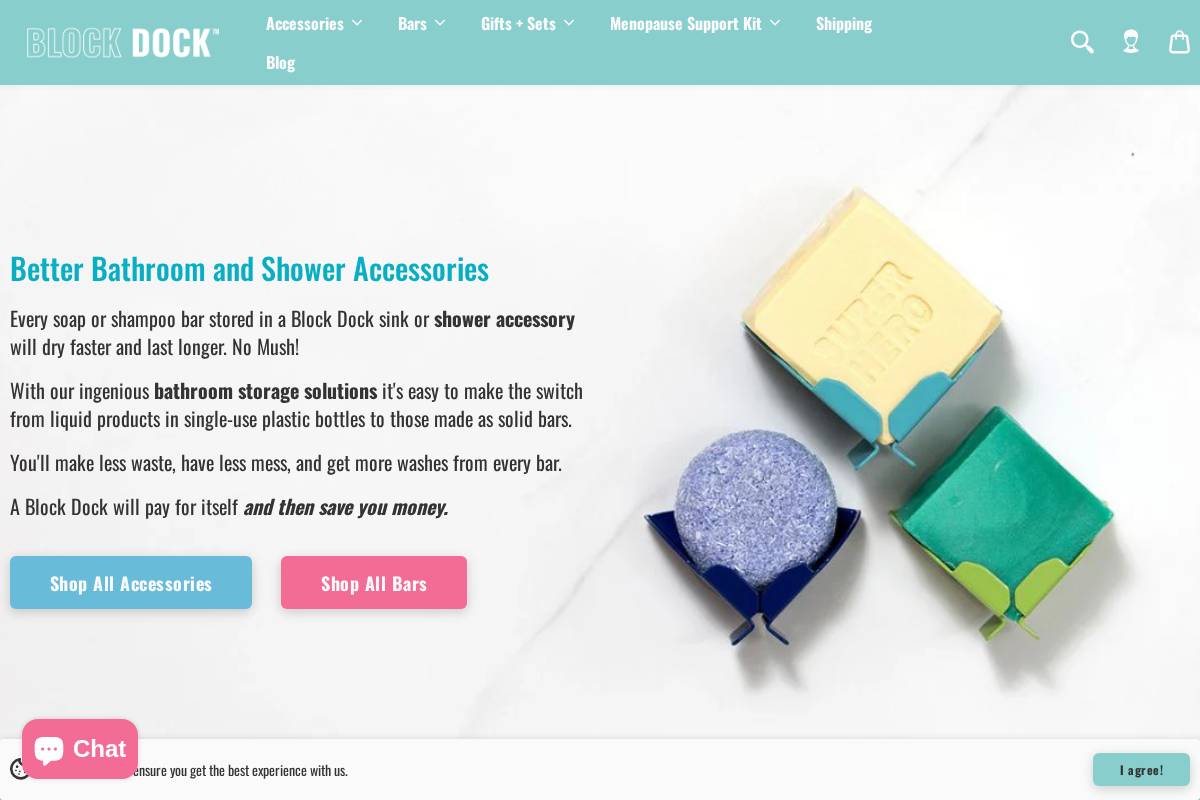 theblockdock.com homepage screenshot