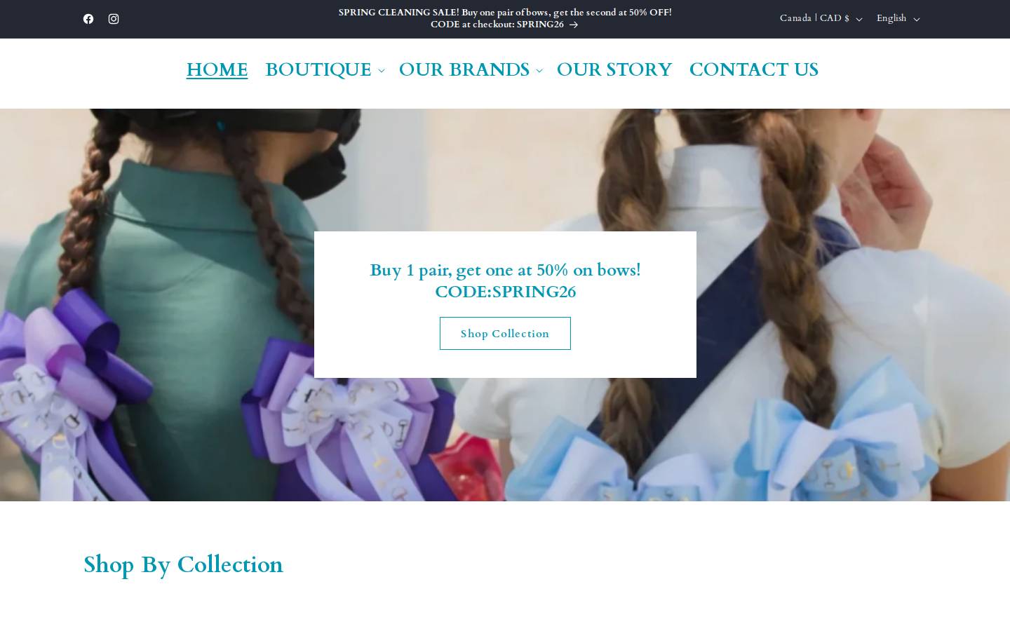 theblueequestrian.com homepage screenshot
