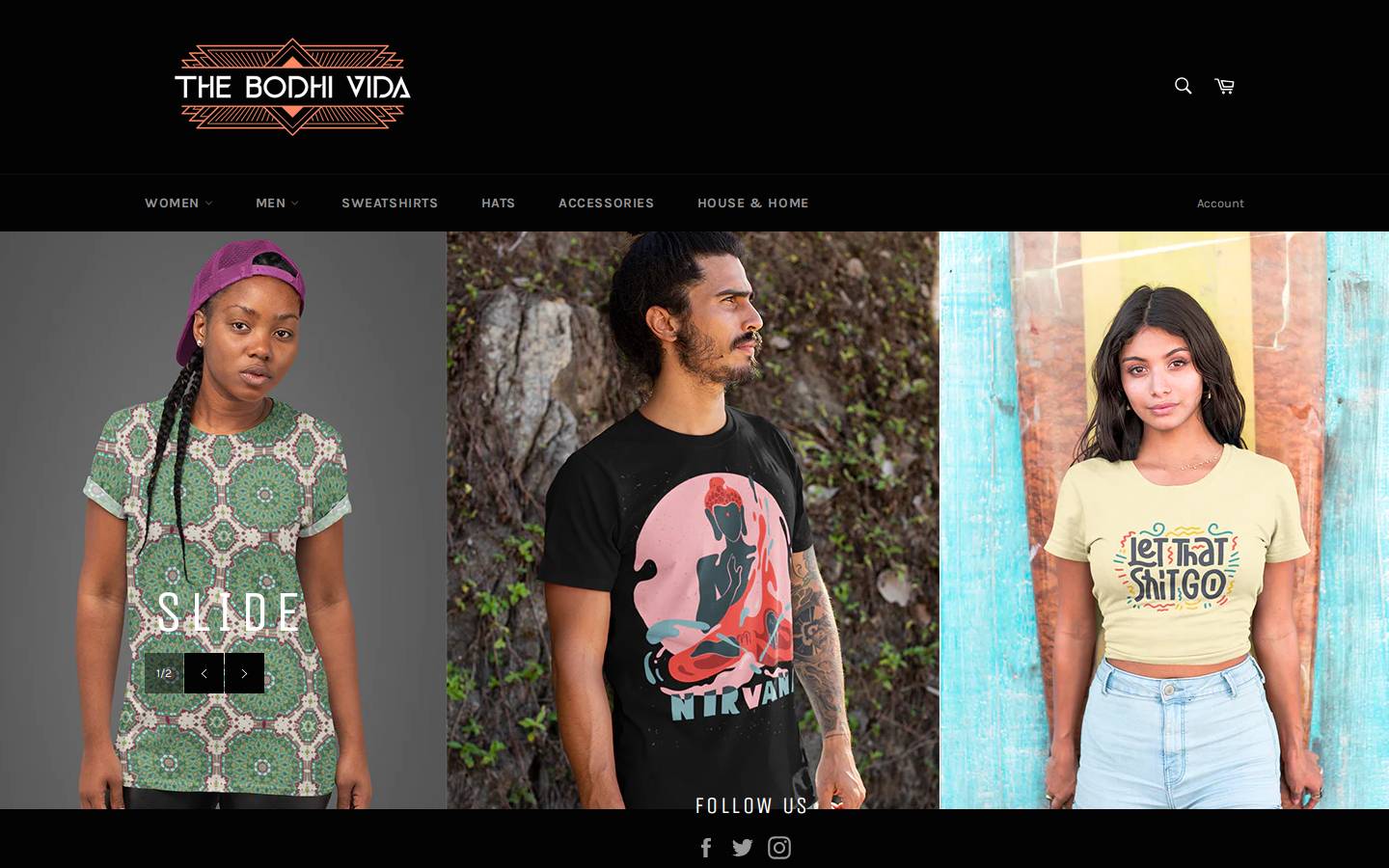 thebodhivida.com homepage screenshot