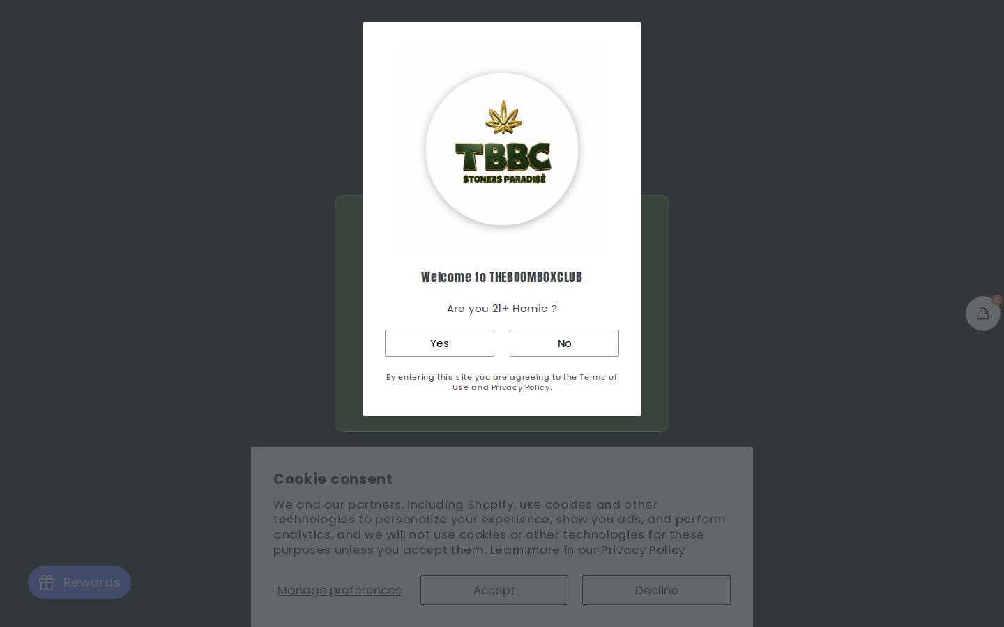 theboomboxclub.com homepage screenshot
