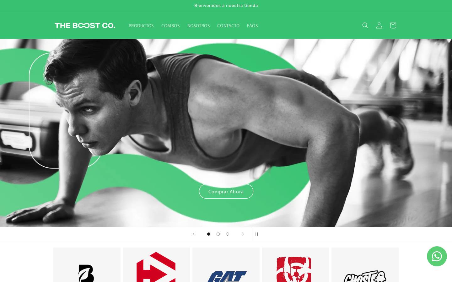 theboostco.com homepage screenshot