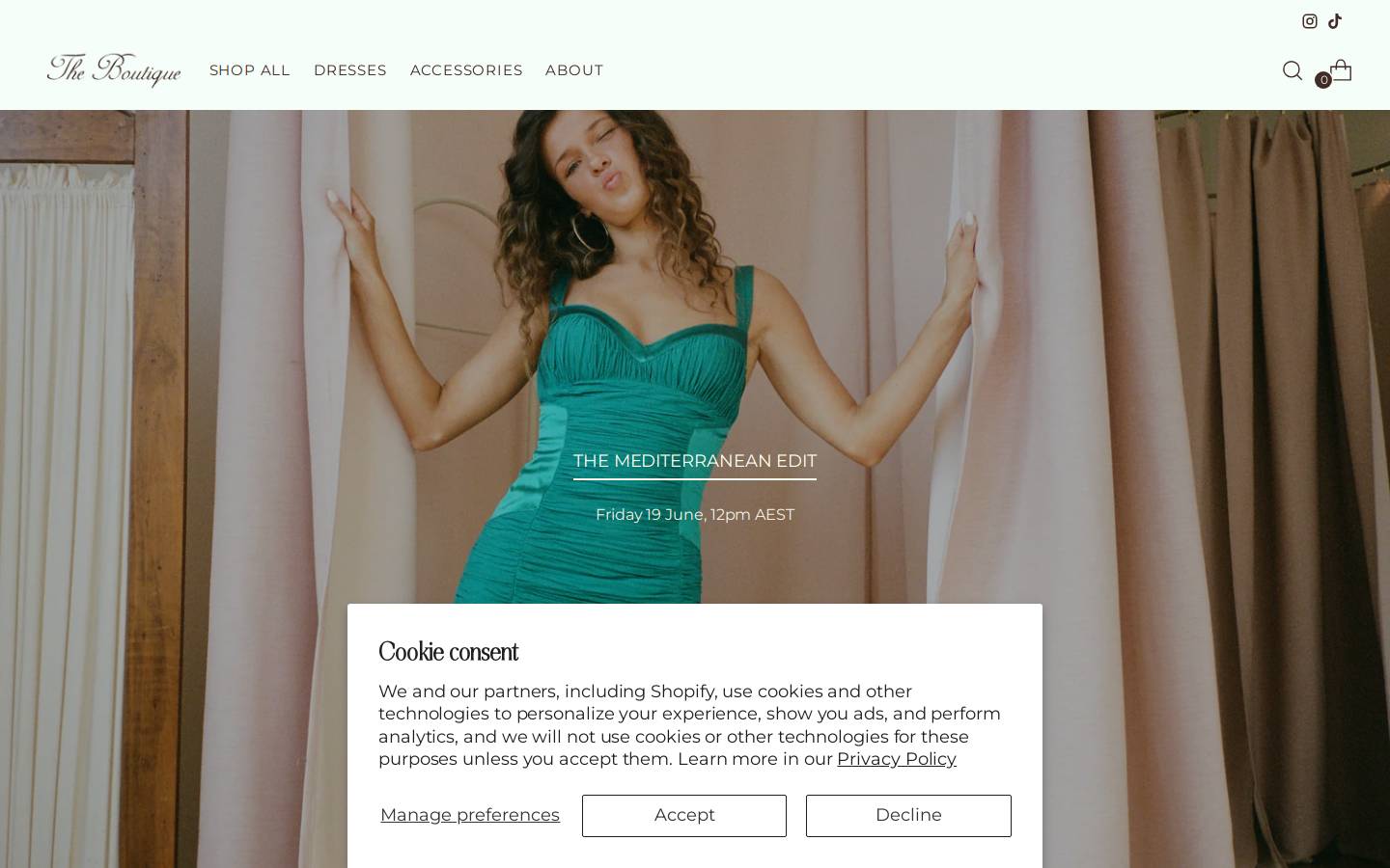 theboutiquebyarekae.com homepage screenshot