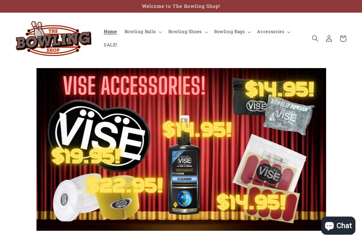 thebowlingshop.com homepage screenshot