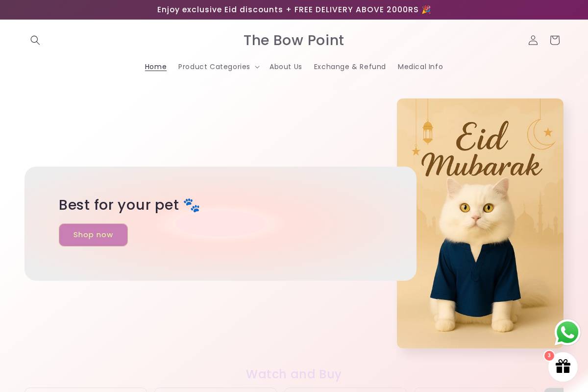 thebowpoint.pk homepage screenshot