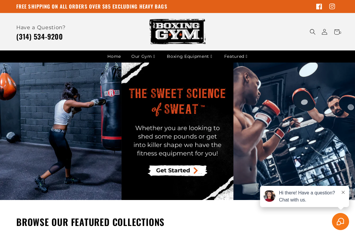 theboxinggym-stlproshop.com homepage screenshot