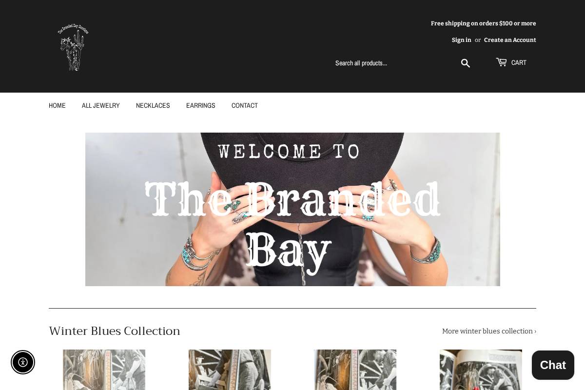 thebrandedbay.com homepage screenshot