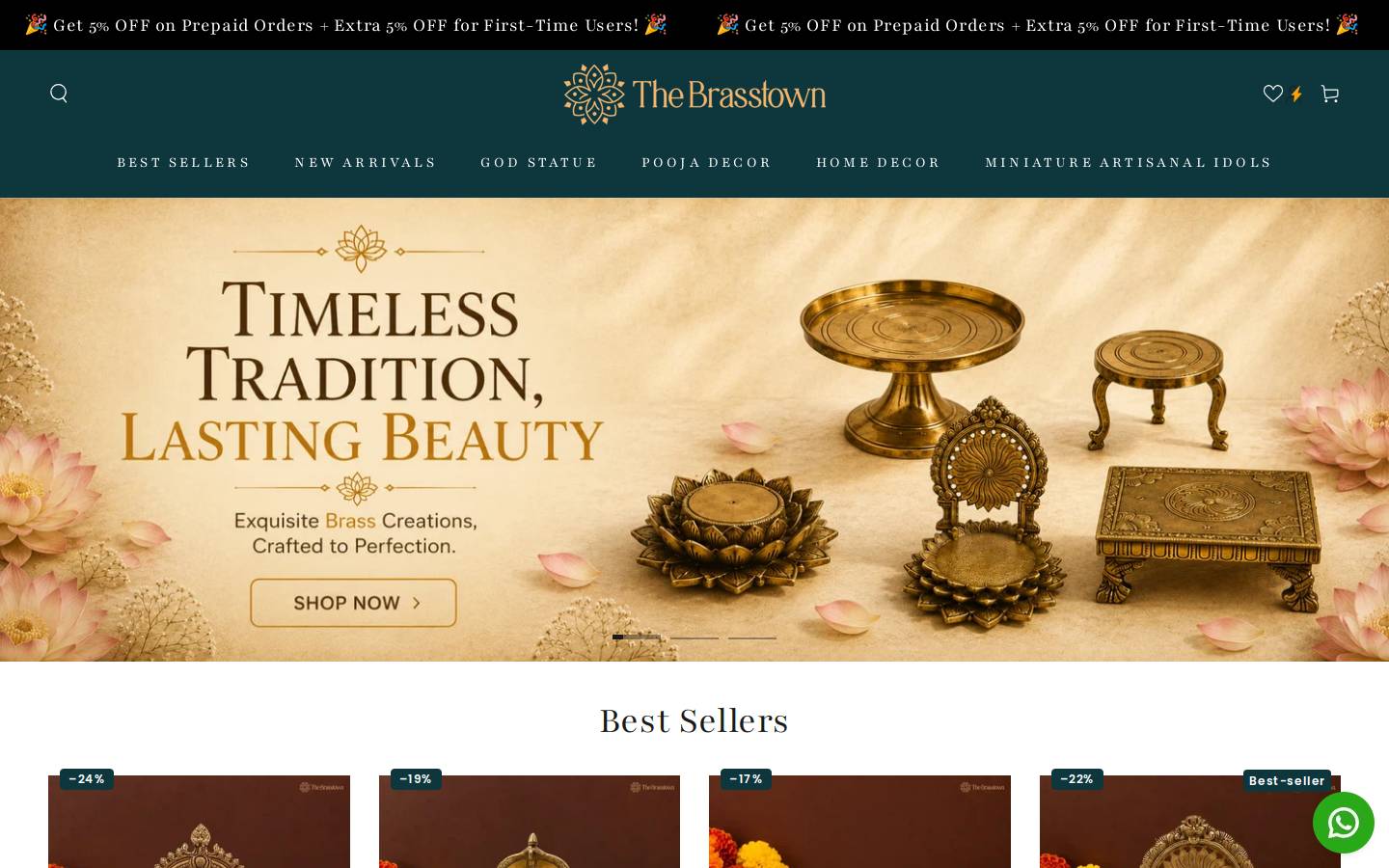 thebrasstown.com homepage screenshot