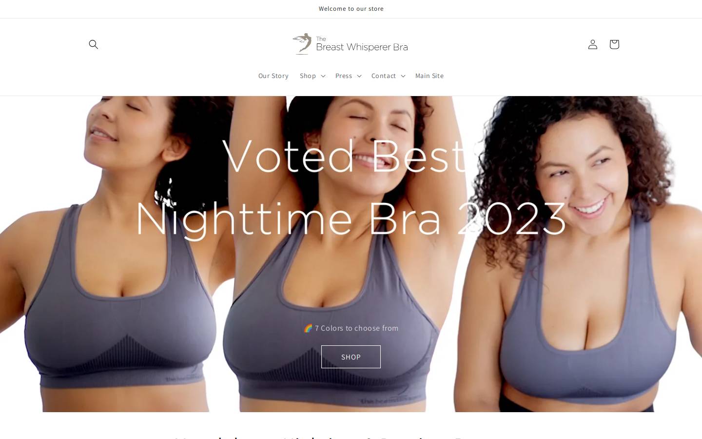 thebreastwhisperer.com homepage screenshot