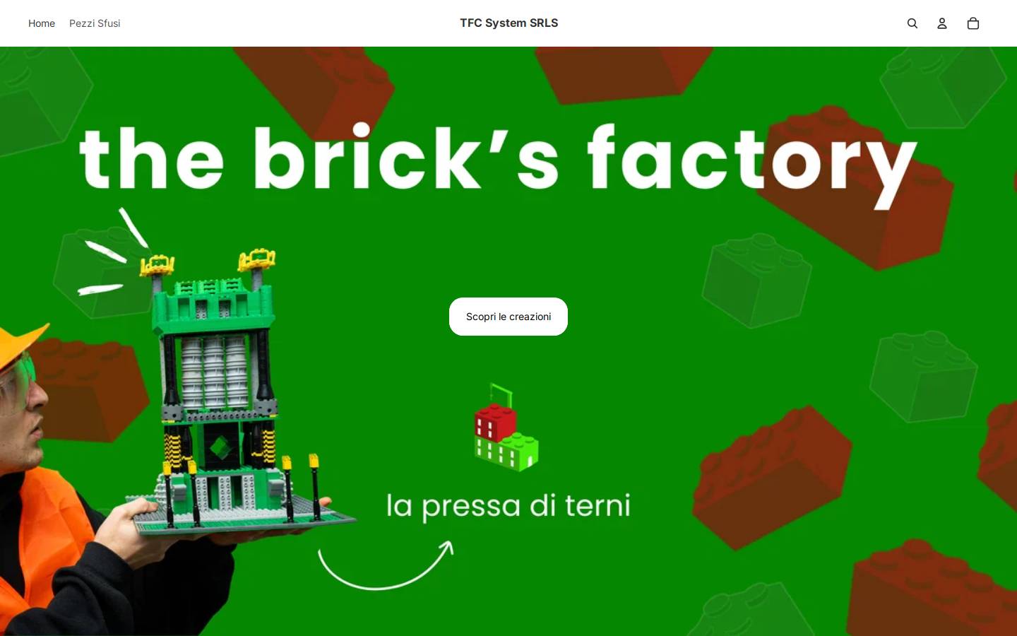 thebricksfactory.com homepage screenshot