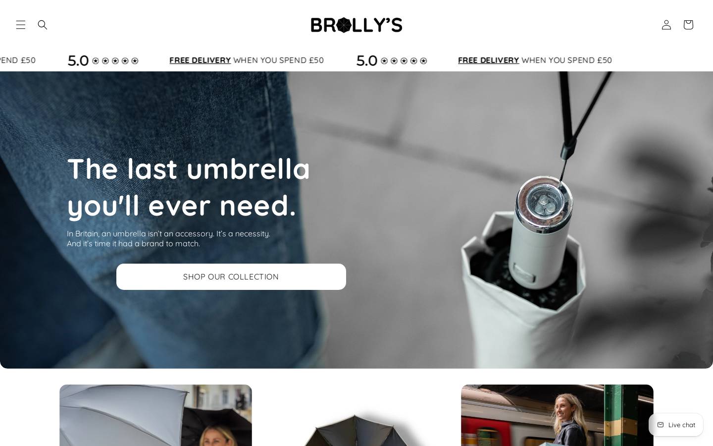 thebrollys.com homepage screenshot