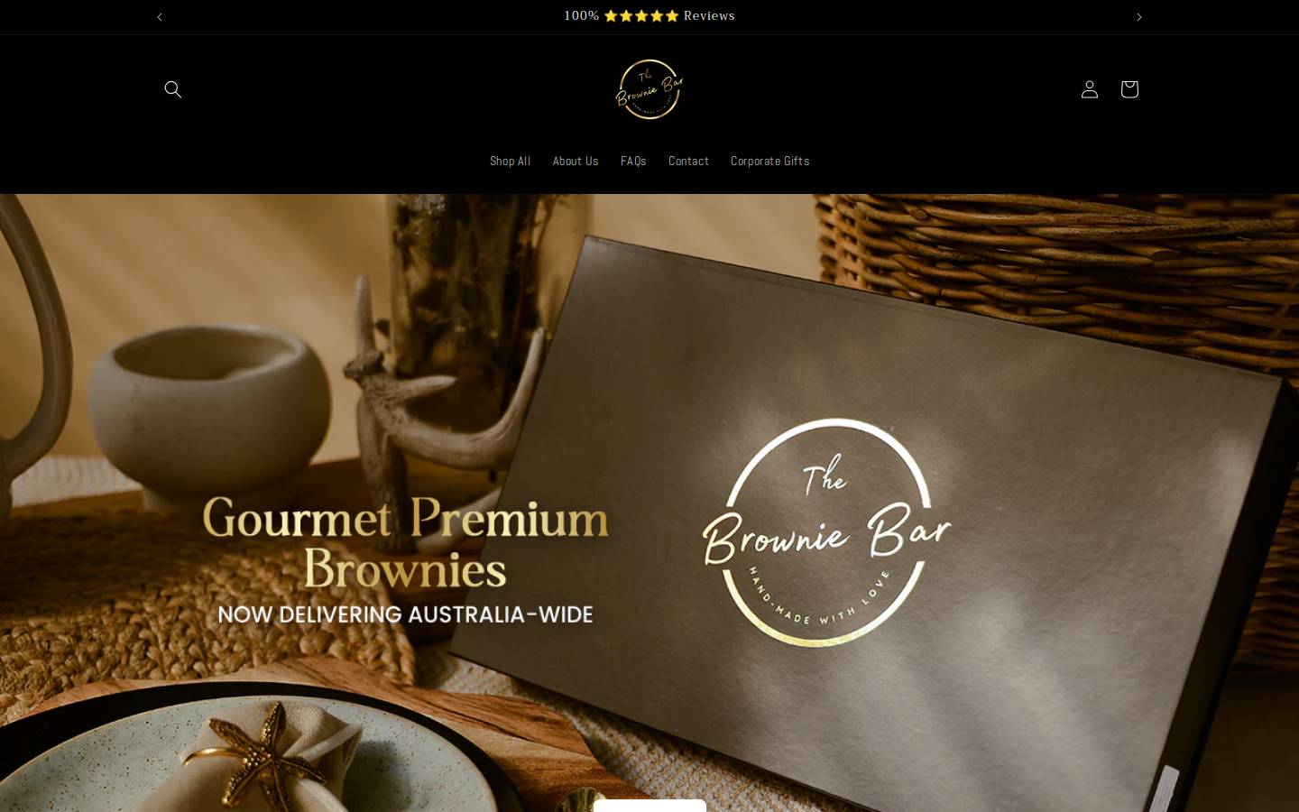 thebrowniebar.com.au homepage screenshot