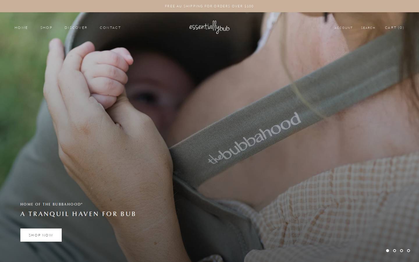 thebubbahood.com homepage screenshot