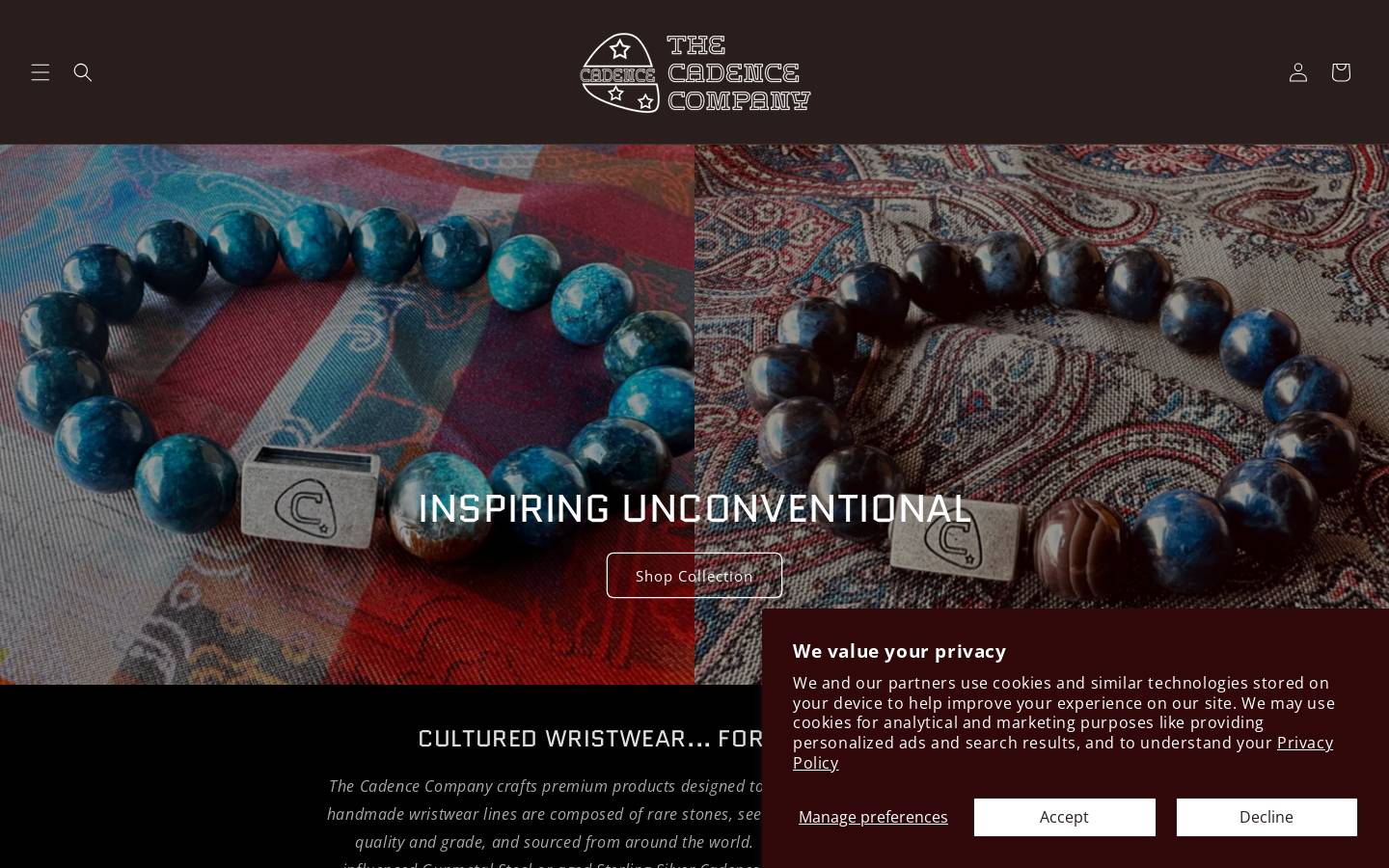 thecadenceco.com homepage screenshot