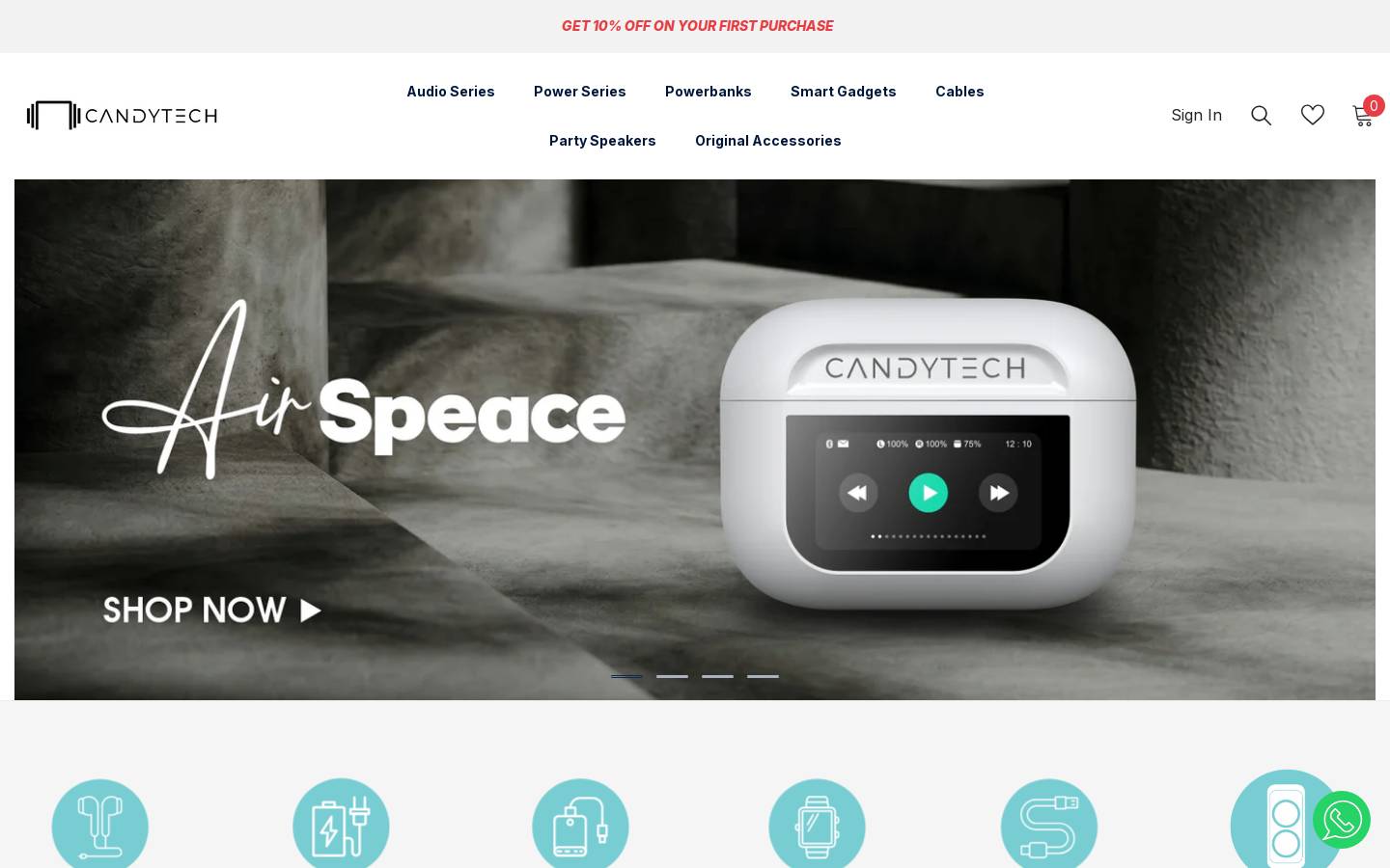 thecandytech.com homepage screenshot