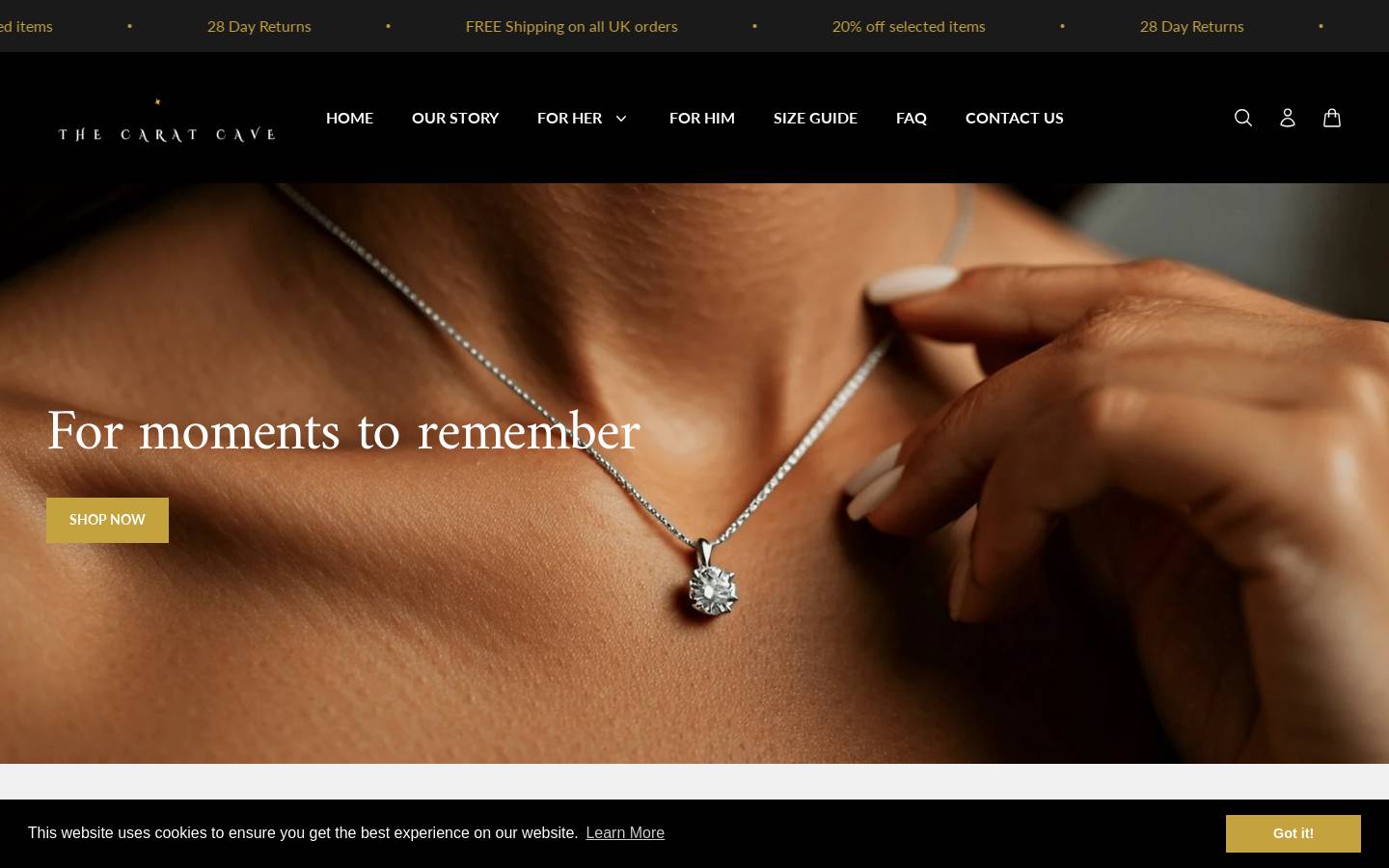 thecaratcave.com homepage screenshot