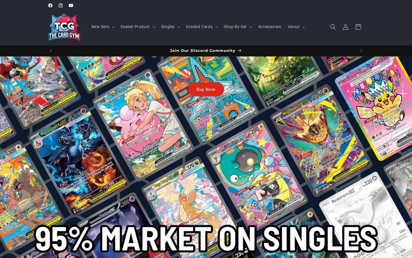 thecardgym.com homepage screenshot