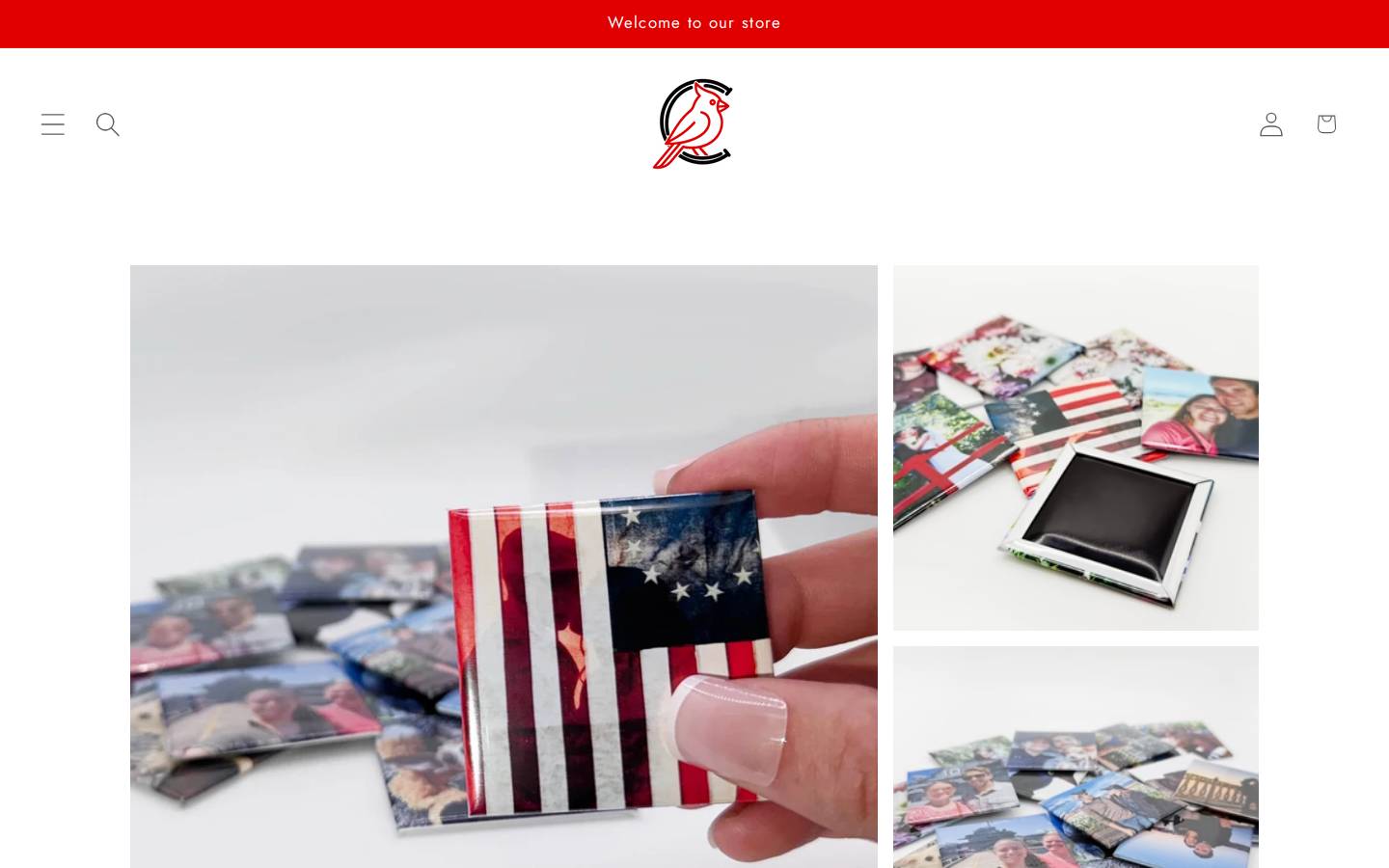 thecardinalcrate.com homepage screenshot