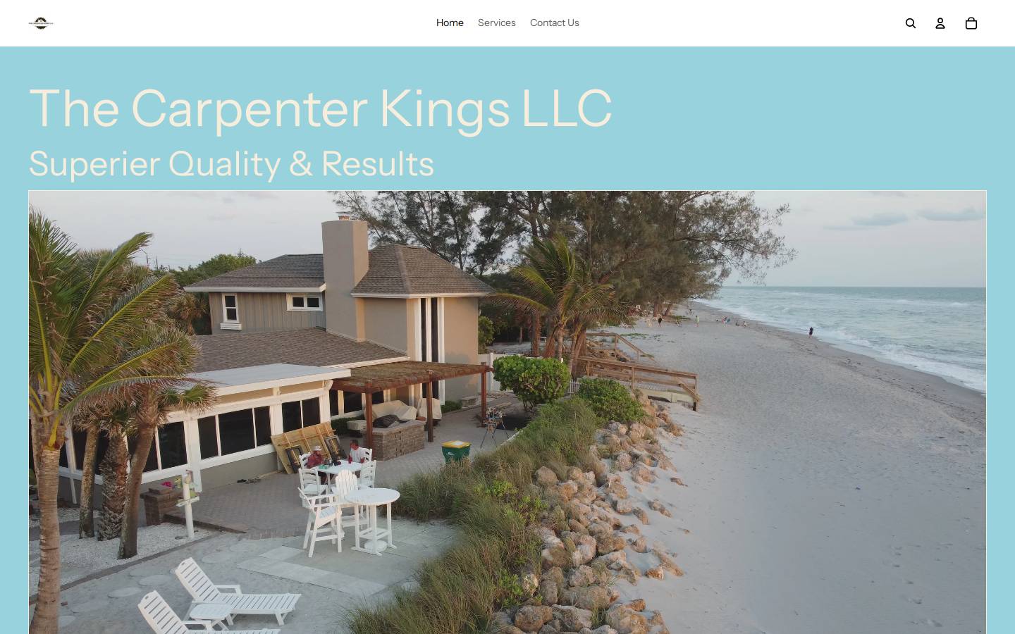 thecarpenterkings.com homepage screenshot