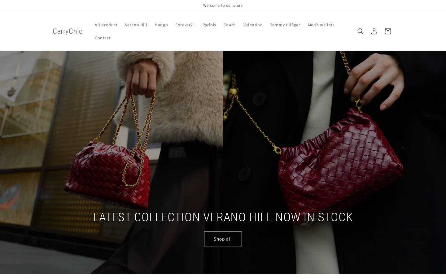thecarrychic.com homepage screenshot