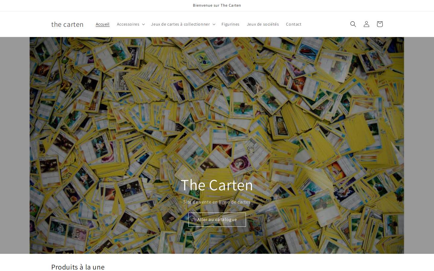thecarten.com homepage screenshot