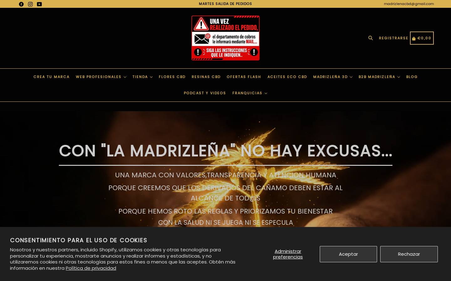 thecbdpowers.shop homepage screenshot
