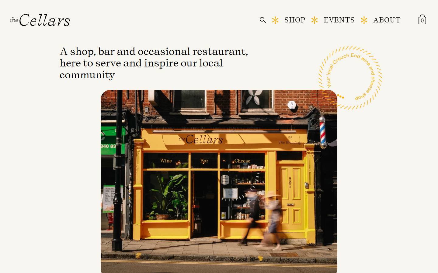 thecellarsn8.com homepage screenshot