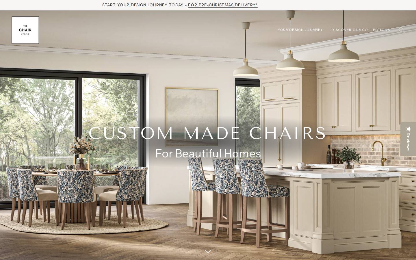 The Chair People homepage screenshot