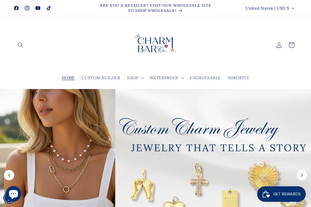 thecharmbarcompany.com homepage screenshot