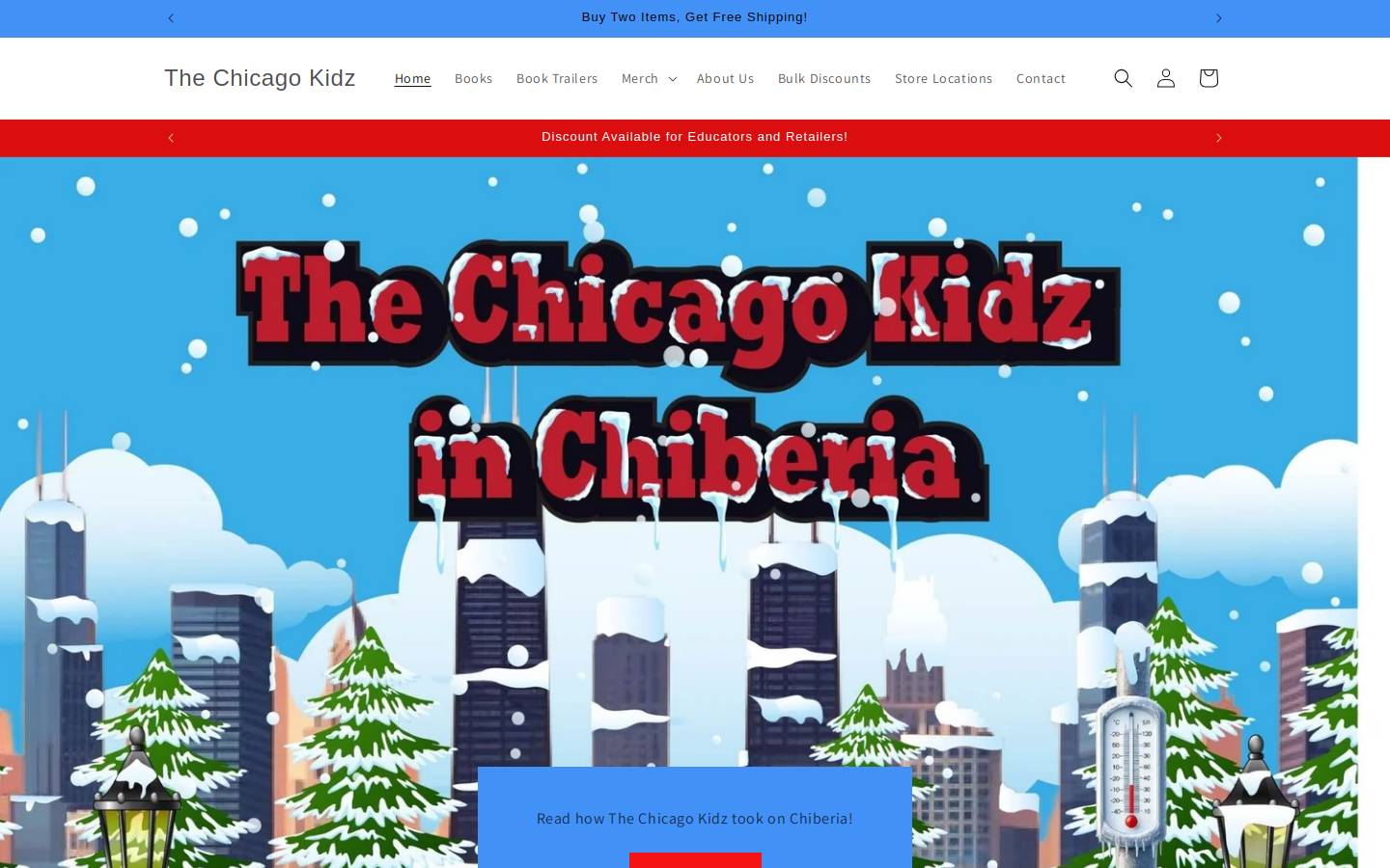 thechicagokidz.com homepage screenshot
