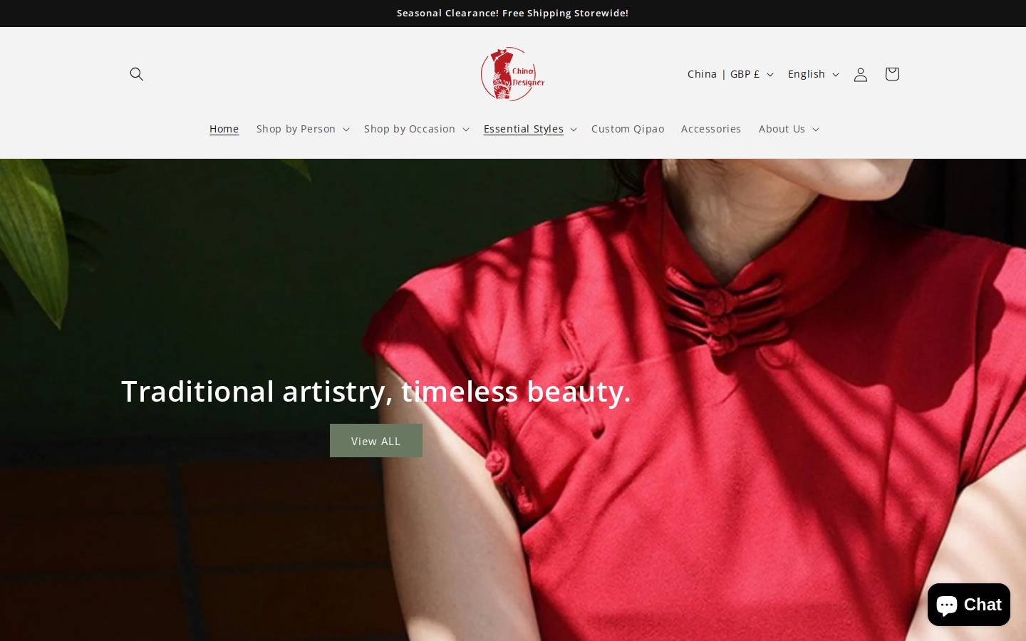 thechinadesigner.com homepage screenshot