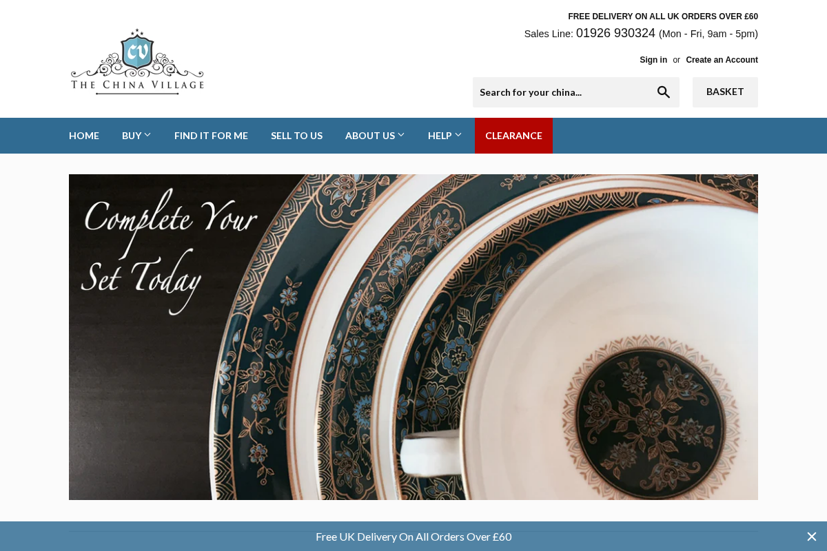 The China Village homepage screenshot