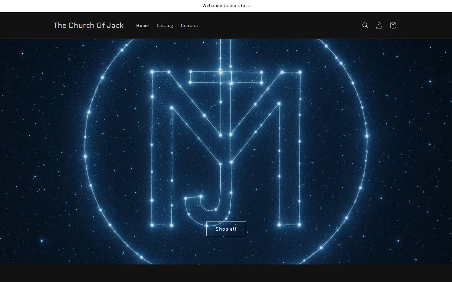 thechurchofjack.com homepage screenshot