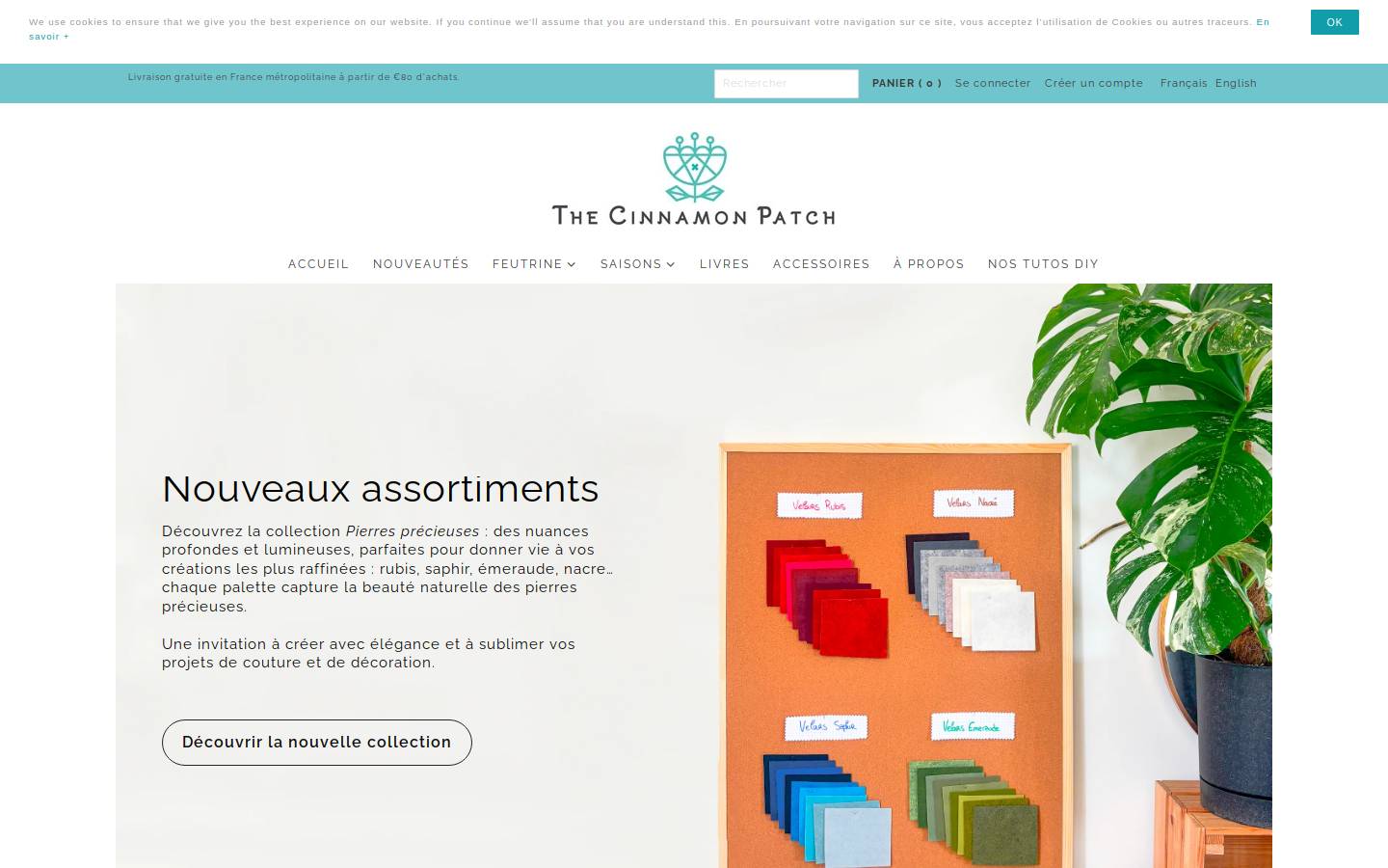 thecinnamonpatch.com homepage screenshot