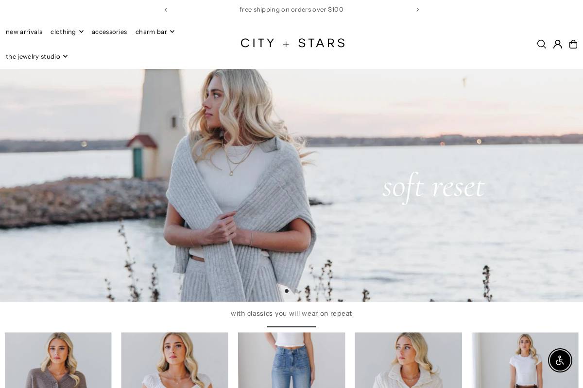 thecityandstars.com homepage screenshot