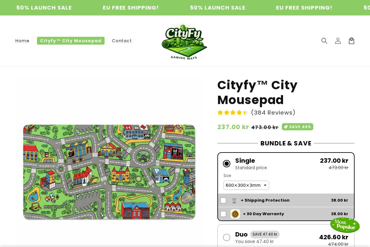thecityfy.com homepage screenshot