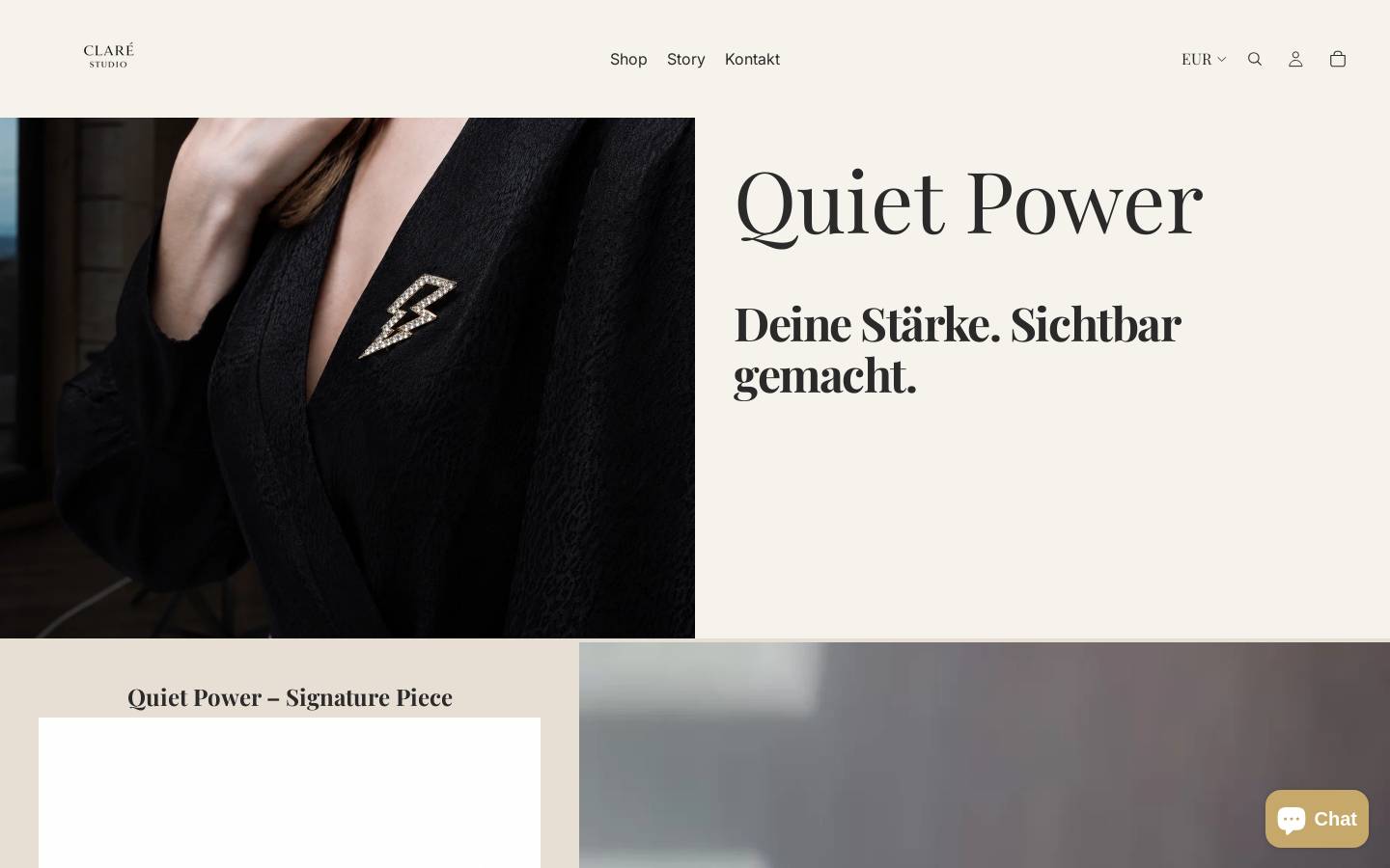 theclarestudio.com homepage screenshot