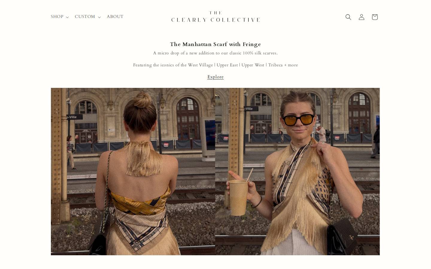 theclearlycollective.com homepage screenshot