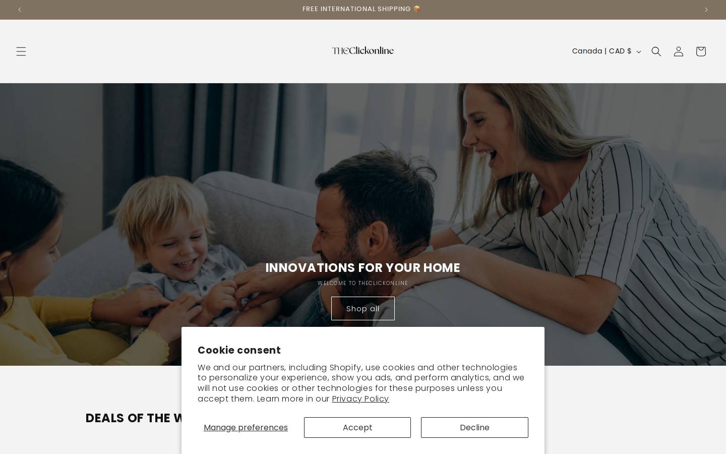 theclickonline.com homepage screenshot