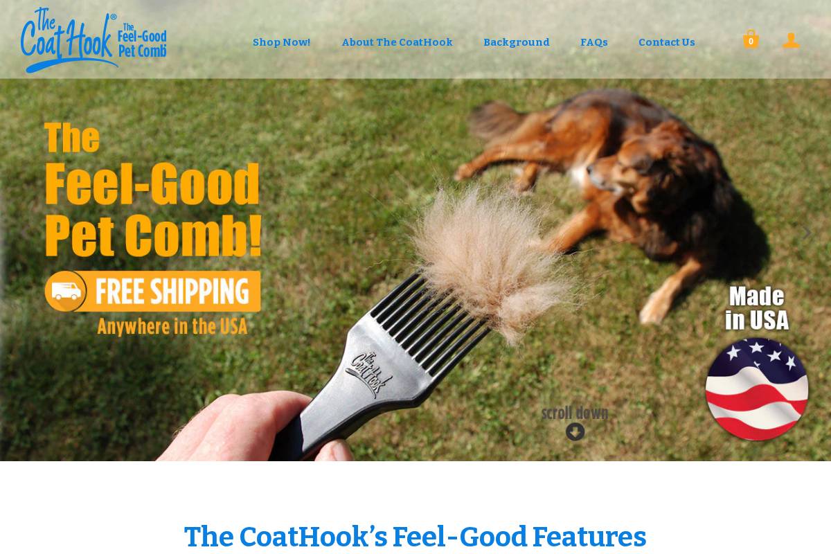 thecoathook.com homepage screenshot